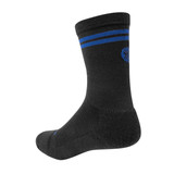 Black and Royal Blue Classic Kruzer Thick Padding Athletic Socks Off Back View Black and Royal Blue Classic Kruzer Thick Padding Athletic Socks Off Back View