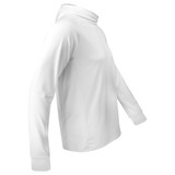 Eclipse Lightweight White High Performance Sun Protection Cycling Hoodie Down Side View