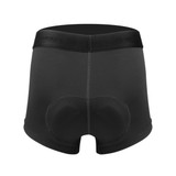 Women's Black High Performance 3" Inseam Soft Compression Cycling Underwear Back View Women's Black High Performance 3" Inseam Soft Compression Cycling Underwear Back View