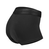 Women's Black High Performance 3" Inseam Soft Compression Cycling Underwear Right Side View Women's Black High Performance 3" Inseam Soft Compression Cycling Underwear Right Side View