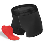 Women's Black High Performance 3" Inseam Soft Compression Cycling Underwear|black|primary Women's Black High Performance 3" Inseam Soft Compression Cycling Underwear|black|primary