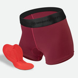 Women's Merlot Purple High Performance 3" Inseam Soft Compression Cycling Underwear|merlot|primary