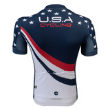 Men's USA Velo Pro Cycling Jersey Back View Men's USA Velo Pro Cycling Jersey Back View