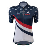Women's USA Velo Pro Cycling Jersey Front View Women's USA Velo Pro Cycling Jersey Front View