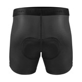 Men's Black Stretch Mesh Padded Cycling Underwear Liner Back View Men's Black Stretch Mesh Padded Cycling Underwear Liner Back View