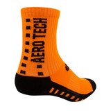 Orange Lightweight Performance Blend  5-inch Crew Length Athletic Socks Off Back View Orange Lightweight Performance Blend  5-inch Crew Length Athletic Socks Off Back View