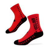Red Lightweight Bamboo Blend  5-inch Crew Length Athletic Socks|red|primary Red Lightweight Bamboo Blend  5-inch Crew Length Athletic Socks|red|primary