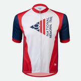 Men's 9/11 Memorial Trail Classic Short Sleeve Cycling Jersey Front View Men's 9/11 Memorial Trail Classic Short Sleeve Cycling Jersey Front View
