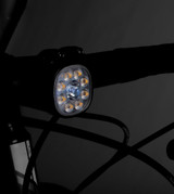 Rechargeable Front Safety Bike Light Dark Off View