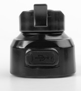 Rechargeable Front and Rear Safety Bike Light Button Detail
