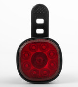 Rechargeable Rear Safety Bike Light Front Detail