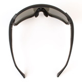 Shield Wrap Cycling Sunglasses Blue Top View Shield Wrap Cycling Sunglasses Blue Top View