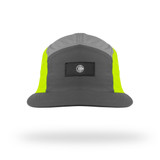 Safety Yellow Adventure 5-Panel Low Profile Sun Protection Activewear Front View Safety Yellow Adventure 5-Panel Low Profile Sun Protection Activewear Front View