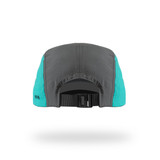 Teal Adventure 5-Panel Low Profile Sun Protection Activewear Back View Teal Adventure 5-Panel Low Profile Sun Protection Activewear Back View