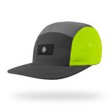 Safety Yellow Adventure 5-Panel Low Profile Sun Protection Activewear Off Front View