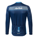 Tall Men's Skyline Long Sleeve Bike Jersey Back Tall Men's Skyline Long Sleeve Bike Jersey Back