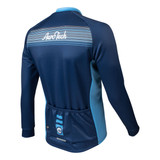 Tall Men's Skyline Long Sleeve Bike Jersey Off Back Tall Men's Skyline Long Sleeve Bike Jersey Off Back
