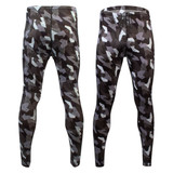 Men's USA Classic Wild Print Graphite Spandex Padded Cycling Tights Front and Back View Men's USA Classic Wild Print Graphite Spandex Padded Cycling Tights Front and Back View