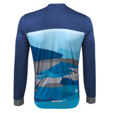 Men's Long Sleeve Sun Protection Cycling Jersey - Veloscape - back Men's Long Sleeve Sun Protection Cycling Jersey - Veloscape - back