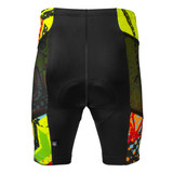 Men's Safety Sign Gel Touring Short - Back Men's Safety Sign Gel Touring Short - Back