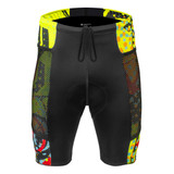 Men's Safety Sign Gel Touring Short - Front Men's Safety Sign Gel Touring Short - Front