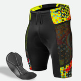 Men's Safety Sign Gel Touring Short with Chamois Men's Safety Sign Gel Touring Short with Chamois