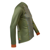 Men's Evergreen Wind Armor Fleece Long Sleeve Jersey Side