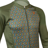 Men's Evergreen Wind Armor Fleece Long Sleeve Jersey Chest