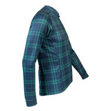Men's Plaid Wind Armor Fleece Long Sleeve Jersey Side