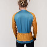 Men's ColorForm Wind Armor Cycling Jersey Model Back