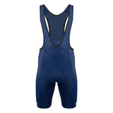 Men's Canyon Long Distance Cycling Navy Bib Shorts Front View