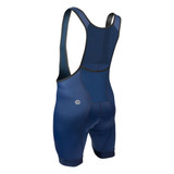 Men's Canyon Long Distance Cycling Navy Bib Shorts Off Back View