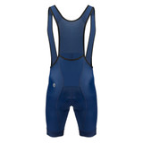 Men's Canyon Long Distance Cycling Navy Bib Shorts Back View