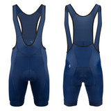 Men's Canyon Long Distance Cycling Navy Bib Shorts Full View