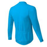 Men's Swift Blue Long Sleeve Jersey Off Back