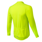 Men's Swift Safety Yellow Long Sleeve Jersey Off Back