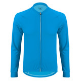 Men's Swift Blue Long Sleeve Jersey Front