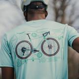 Partform All Day Cargo Cycling Shirt on model back