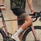 Olive Gel Touring on cyclist model