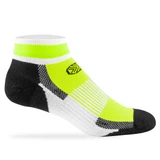 Coolmax Cycling Socks | 1" Low Rise | Made in USA Safety Yellow side