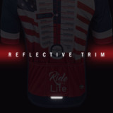 Great Allegheny Passage Trail Jersey | Patriotic - Reflective Detail
