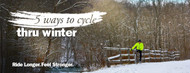 5 Ways to Keep Cycling Over the Winter