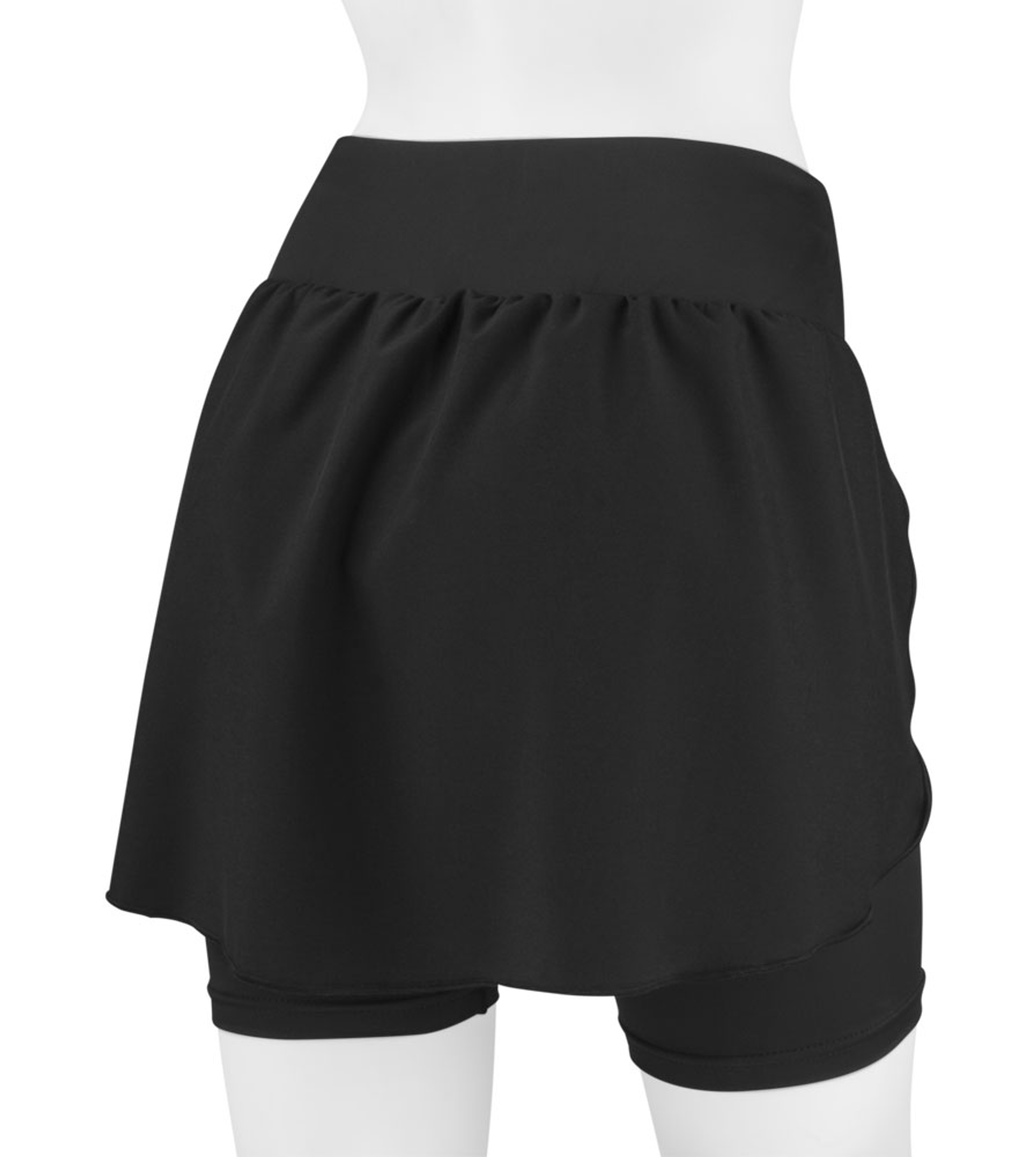 Women's Thrive Padded Black Cycling Skort