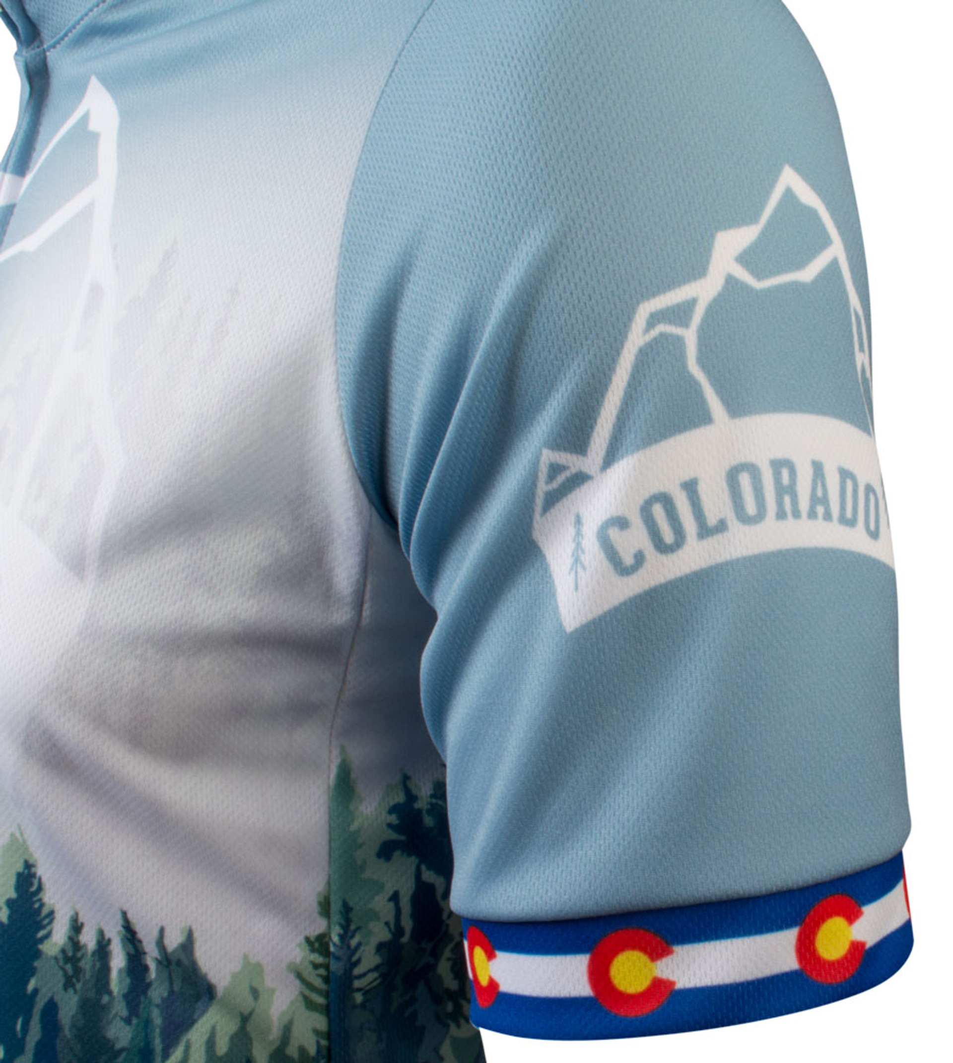 Colorado State Themed Bike Jersey - Rocky Mountain Wilderness Jersey