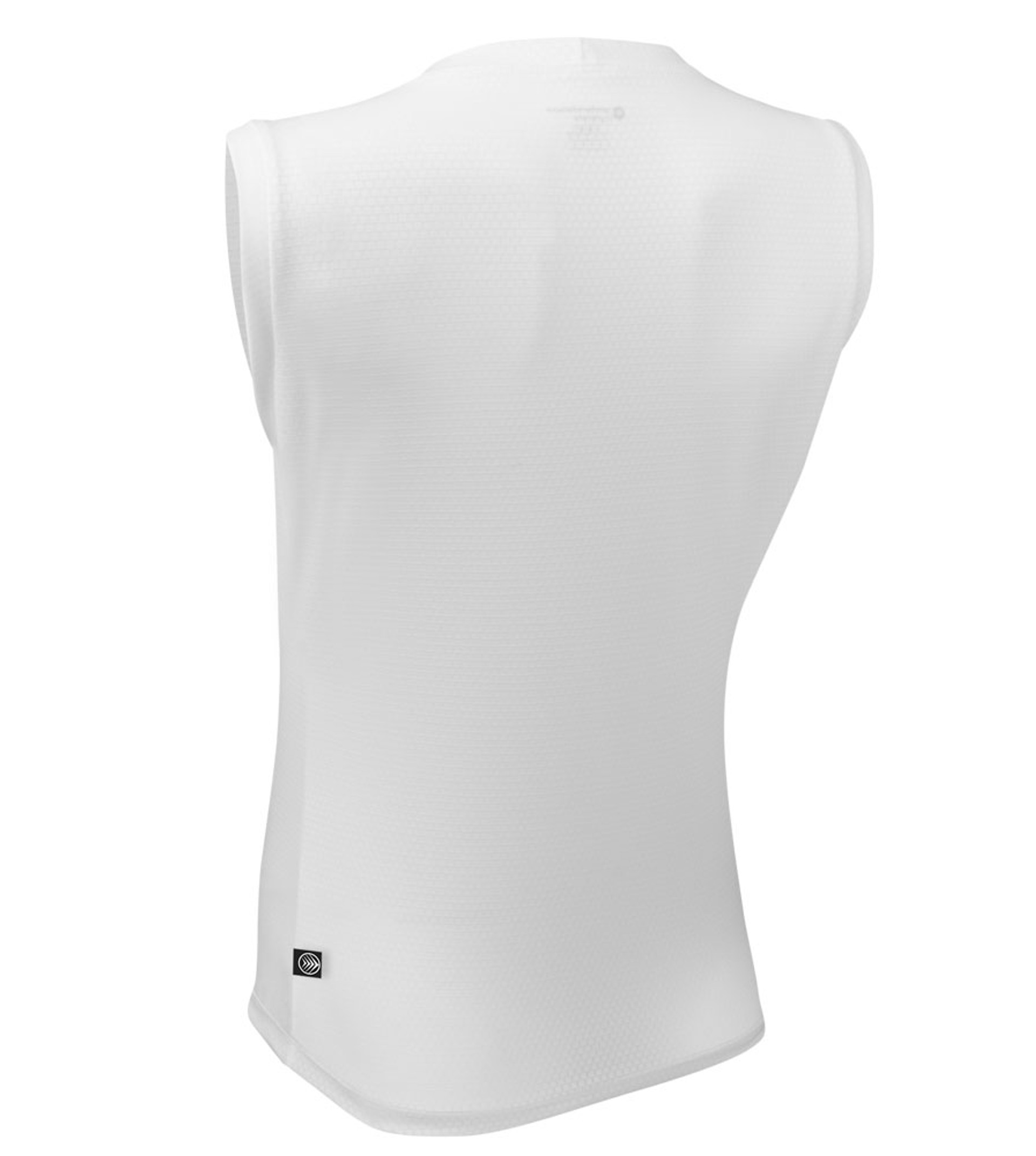 Gore Wear Men's M Gore Windstopper Base Layer Sleeveless Shirt, Light Grey/White, XL