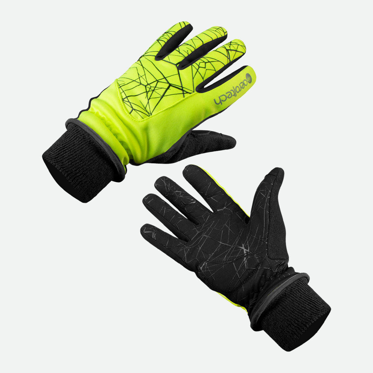 winter bicycling gloves Spider Grip Gloves | Heavy-Weight Full Finger Glove