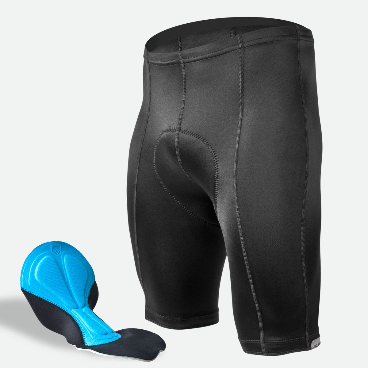 Men's Century Cycling Shorts | Long Distance Padded Black Bike Shorts