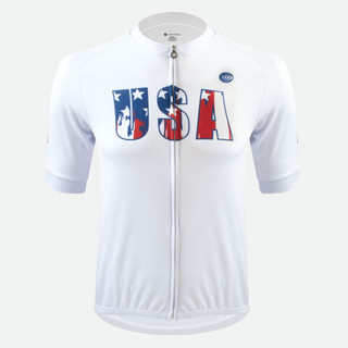T-Shirt Uomo Stars And Stripes: Stile Americano Con Ricamo A Contrasto. Maglia In Cotone A Maniche Corte, Perfetta Per Chi Ama Lo Stile Biker, Rock E La Bandiera Degli Stati Uniti. Taglia XXL Disponibile.