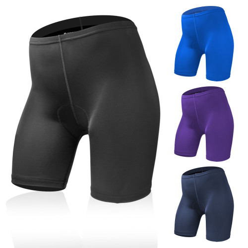 Padded Shorts, Elastic and Lightweight Womens Cycling Underwear