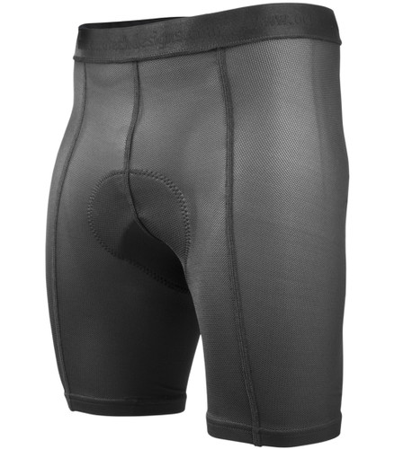 Men's Pro Compression Shorts - Unpadded 8 Panel Short - BLACK